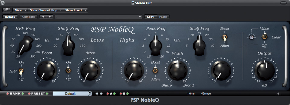 PSPaudioware – PSP NobleQ v1.8.0 VST, VST3, AAX x64