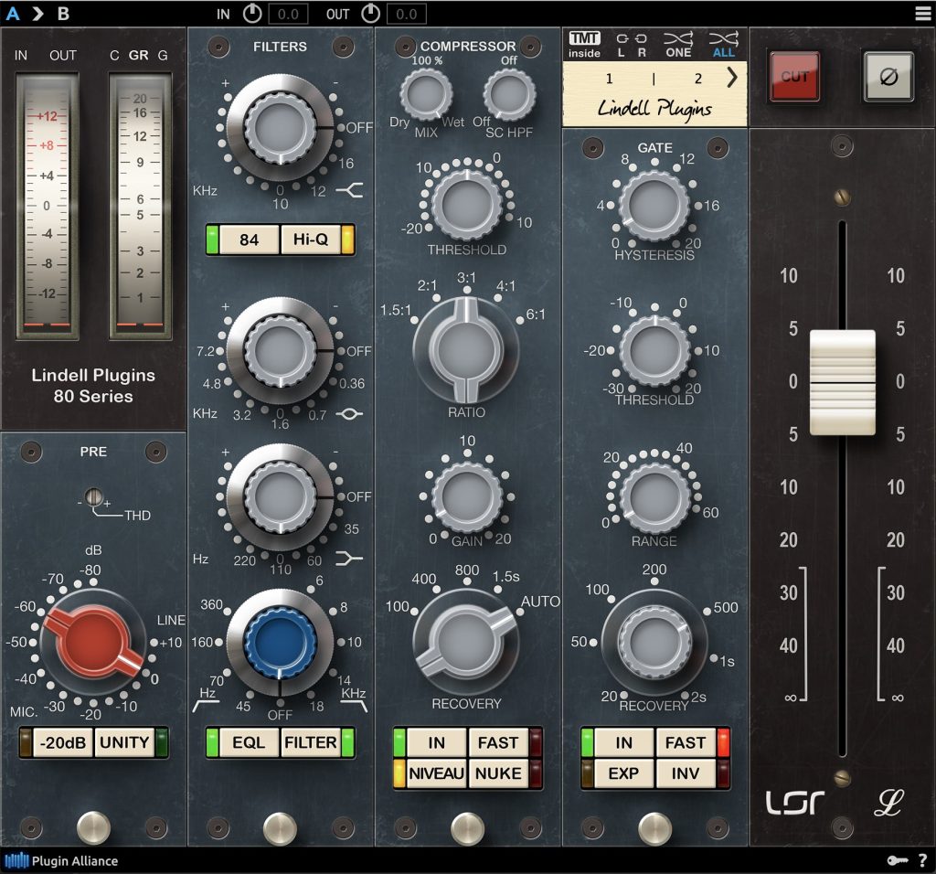 Plugin Alliance & Lindell Audio – 80 Series v1.0.3 VST， VST3， AAX x64