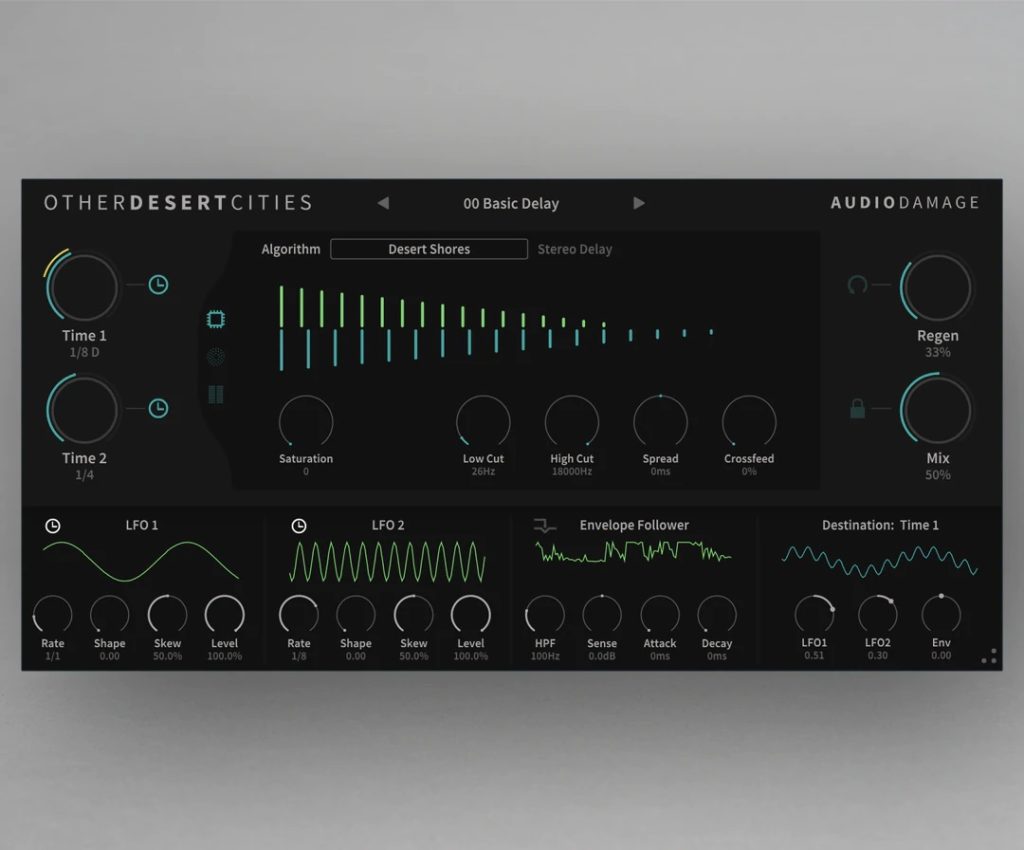 Audio Damage – AD054 Other Desert Cities 1.0.9 VST, VST3, AAX, AU x86