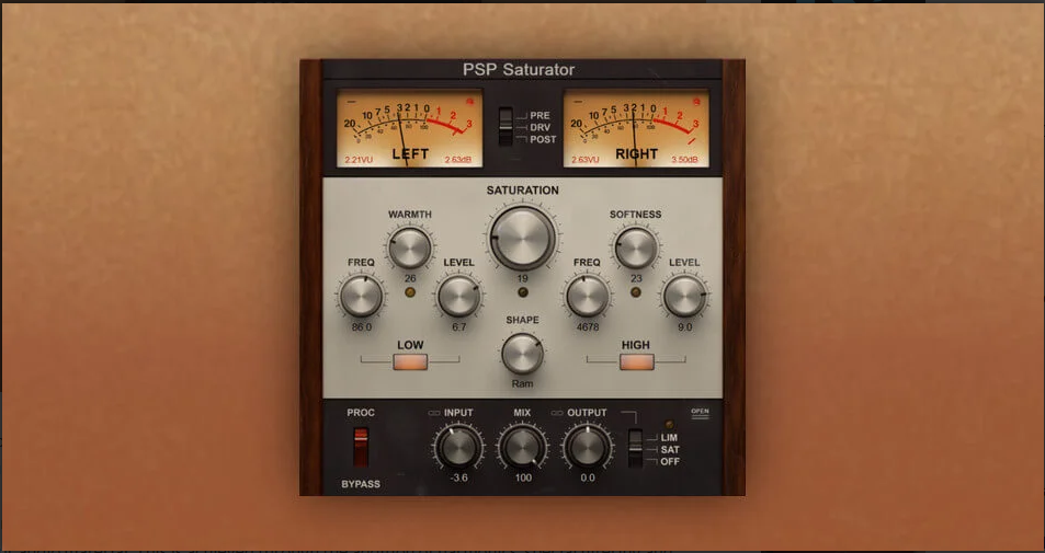 PSPaudioware – PSP Saturator v1.1.0 VST, VST3, AAX x64