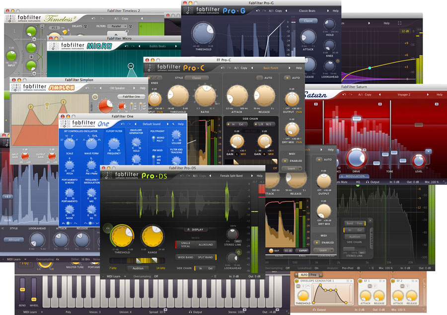 FabFilter – Total Bundle v2022.02.15 STANDALONE， VST， VST3， AAX x86 x64