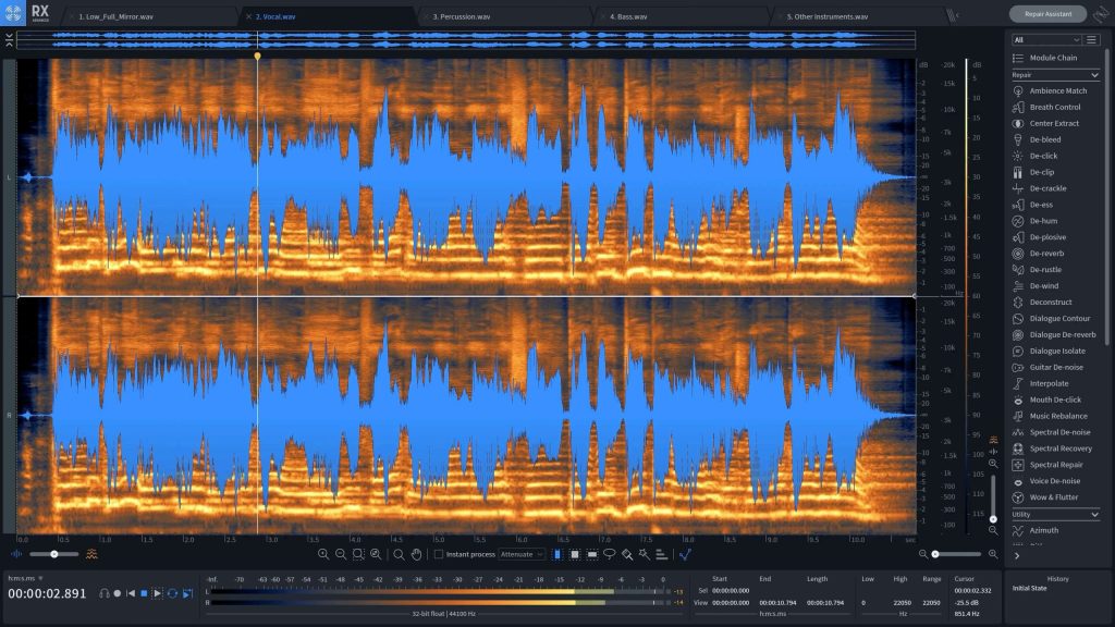 iZotope – RX 9 Audio Editor Advanced 9.3.0 1435 AU, AAX, AAX Audiosuite, VST2, VST3 x64
