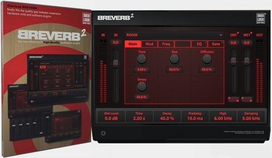 Overloud – BREVERB 2 v2.1.15 STANDALONE, VST, VST3, AAX, AU WIN.OSX x86 x64