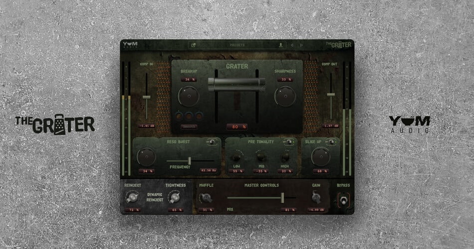 Yum Audio – The Grater v1.0.3 VST3, AAX x64