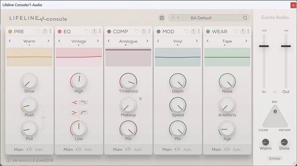 Excite Audio – Lifeline Console v1.1.2.2 STANDALONE, VST3, VST2, AAX x86 x64