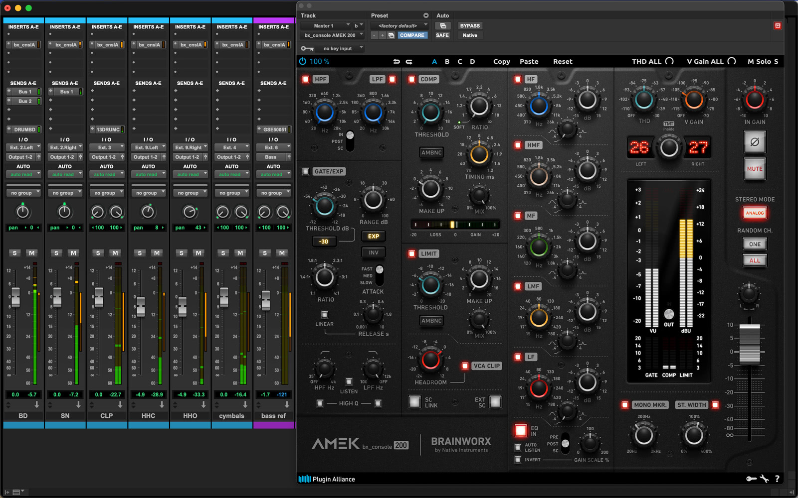 Plugin Alliance – Brainworx bx console AMEK 200 v1.0.0 VST, VST3, AAX x64