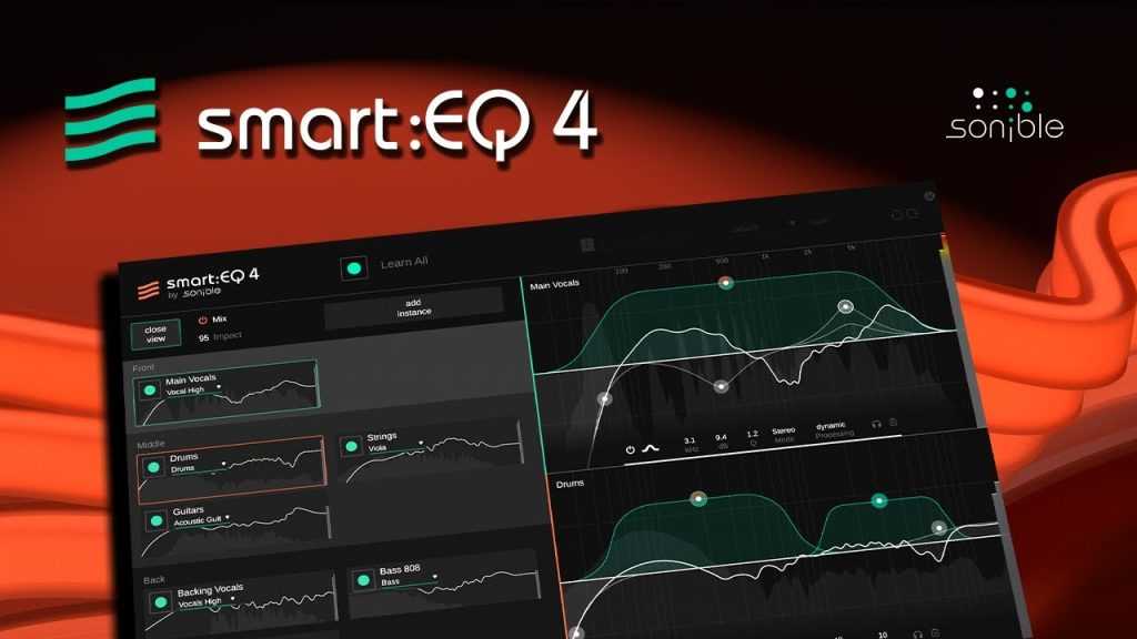 Sonible – smartEQ 4 v1.0.0 VST, VST3, AAX x64-Mixing